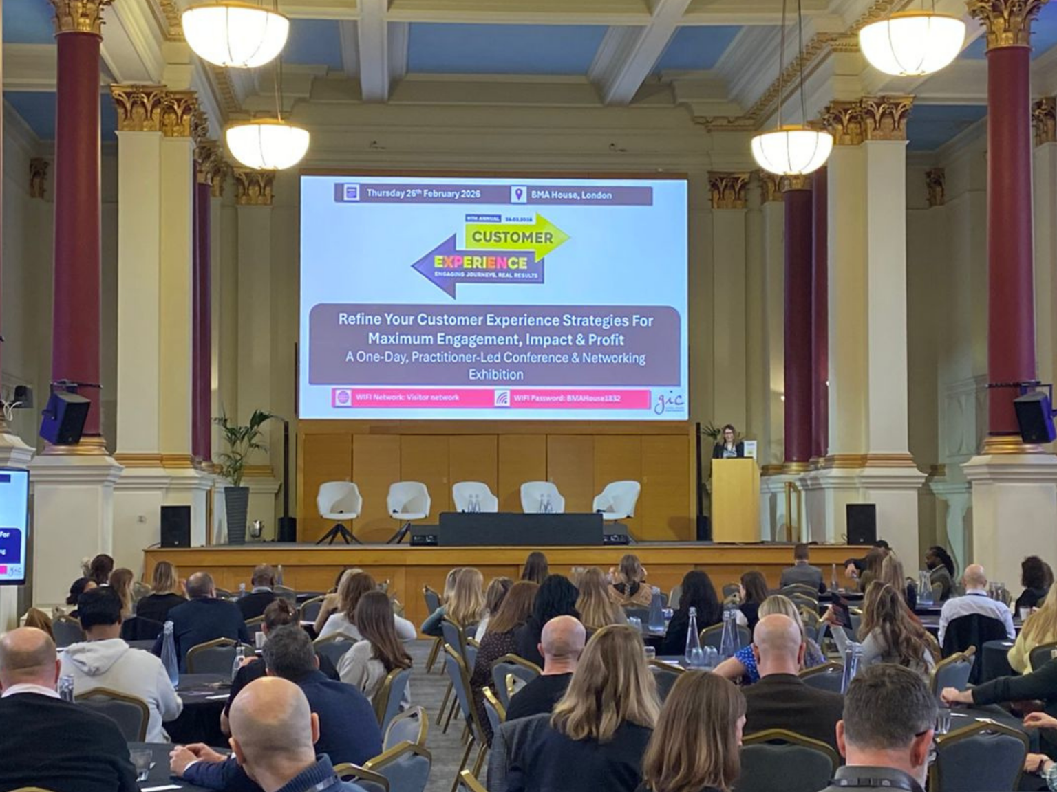 Keynote session at The Customer Experience Conference
